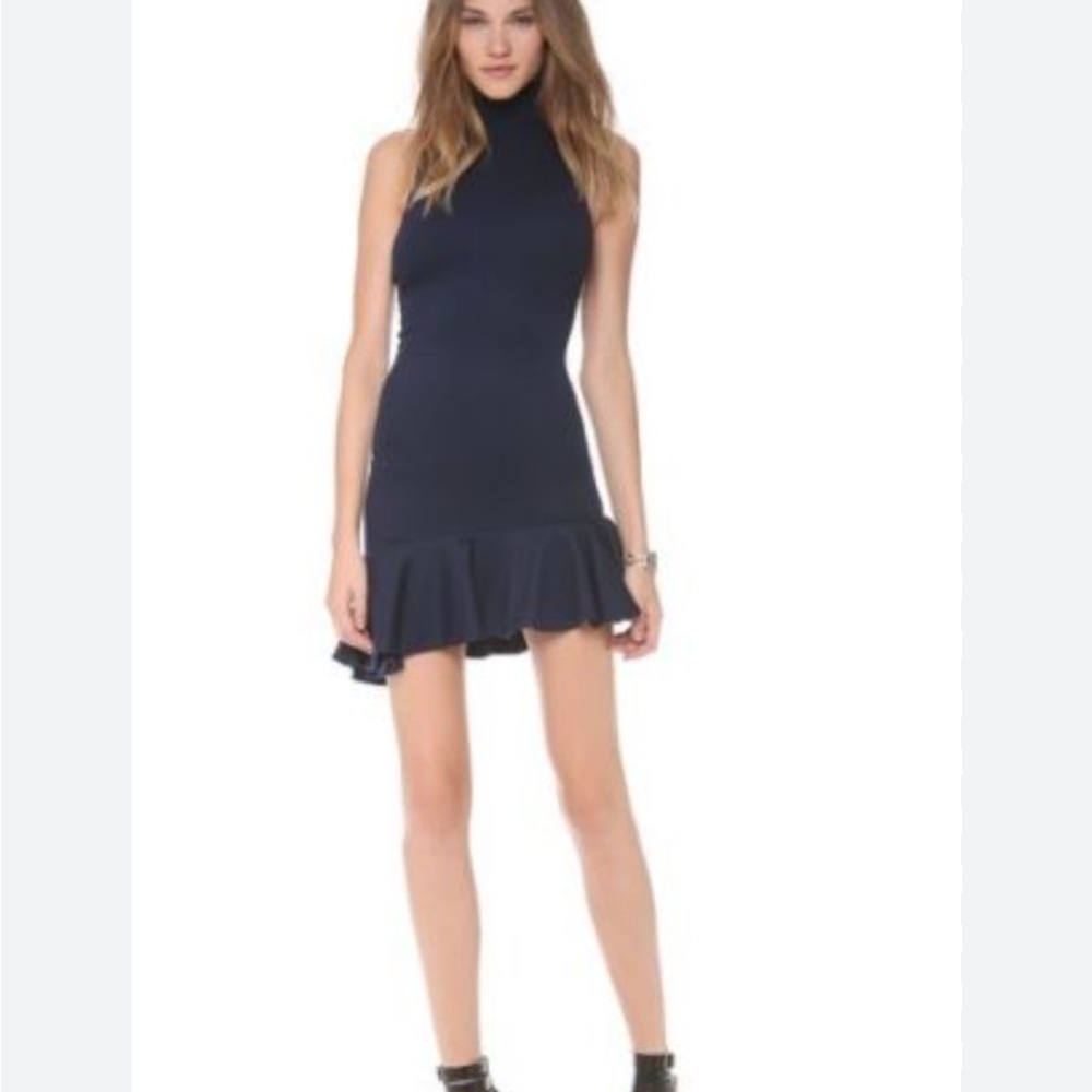 Torn by Ronny Kobo Elegant Navy Sleeveless Dress | Size M